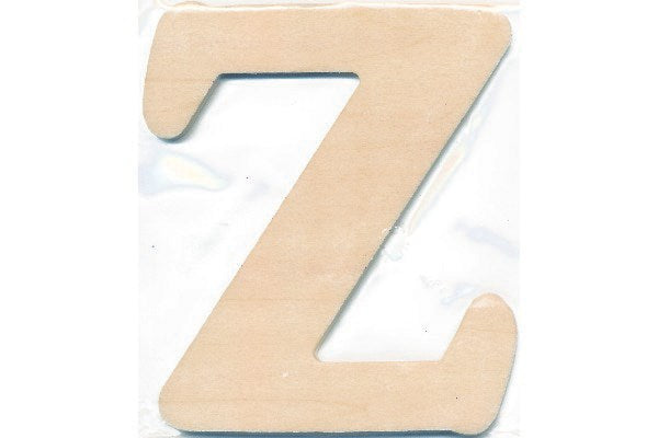 Træbogstav Z 10cm x 4mm